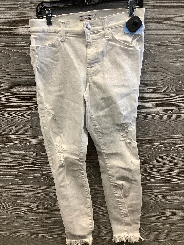 Jeans Jeggings By Tommy Hilfiger In White Denim, Size: 8