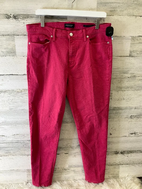 Jeans Skinny By Banana Republic In Pink, Size: 12