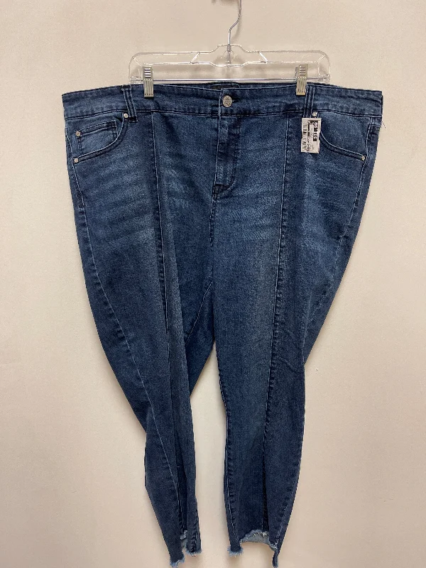 Jeans Skinny By Celebrity Pink In Blue Denim, Size: 24