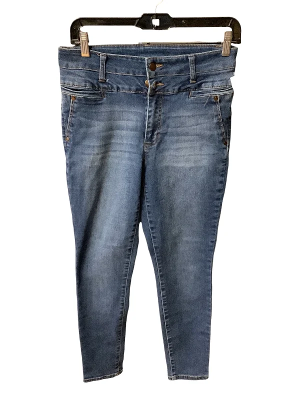 Jeans Skinny By D Jeans In Blue Denim, Size: 6