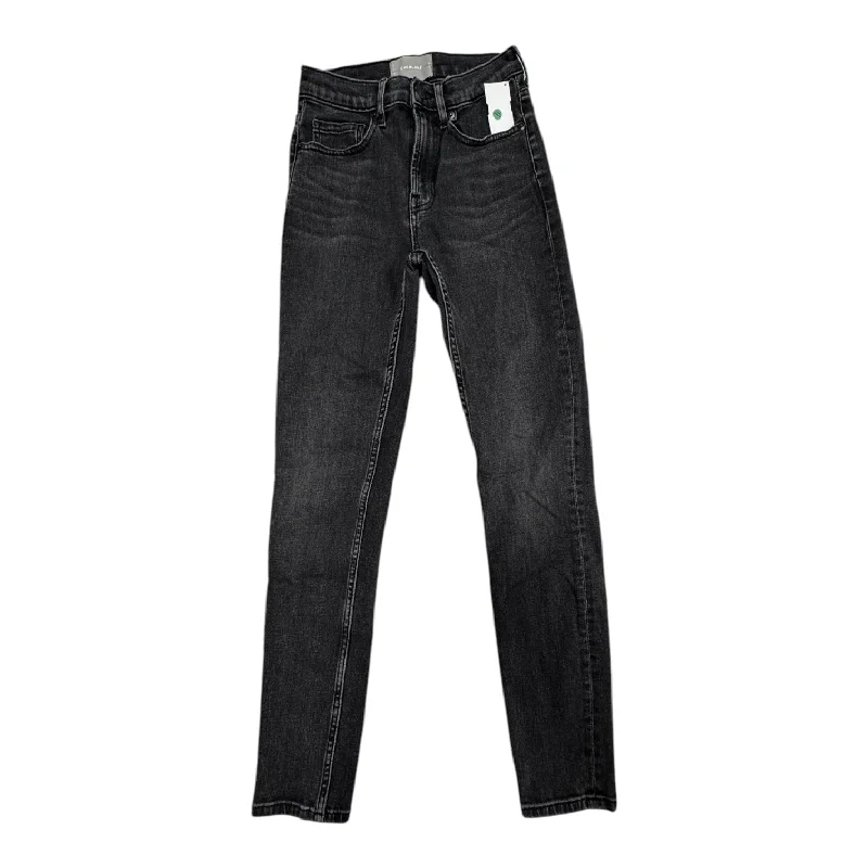 Jeans Skinny By Everlane In Black Denim, Size: 2l