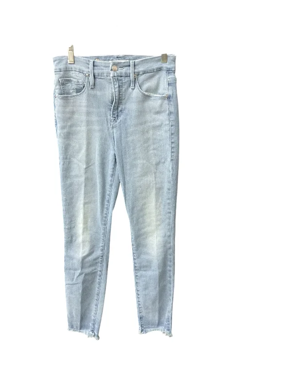 Jeans Skinny By Good American In Blue Denim, Size: 6