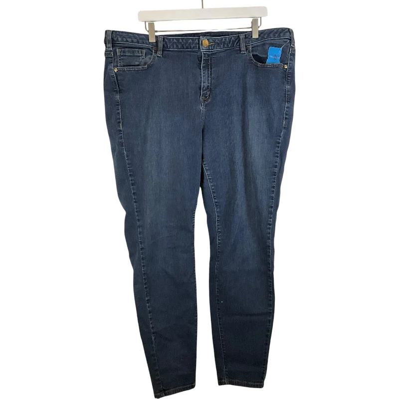 Jeans Skinny By Lane Bryant In Blue Denim, Size: 22