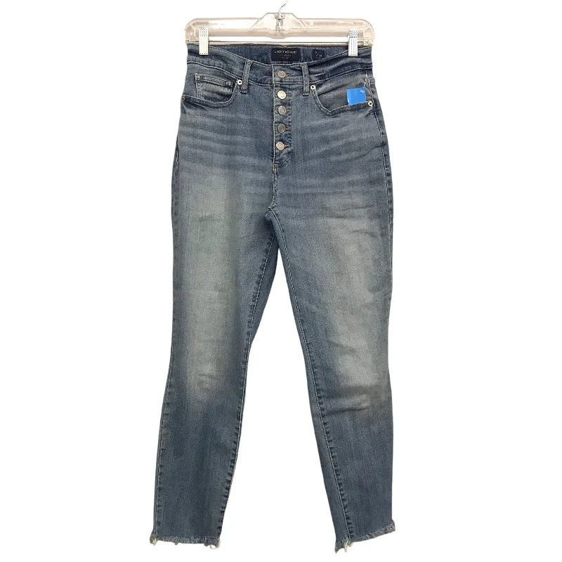 Jeans Skinny By Lucky Brand In Blue Denim, Size:6