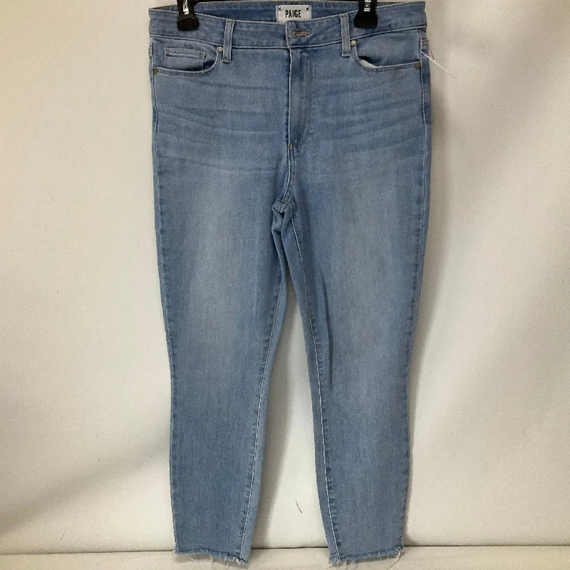 Jeans Skinny By Paige In Blue Denim, Size: 10