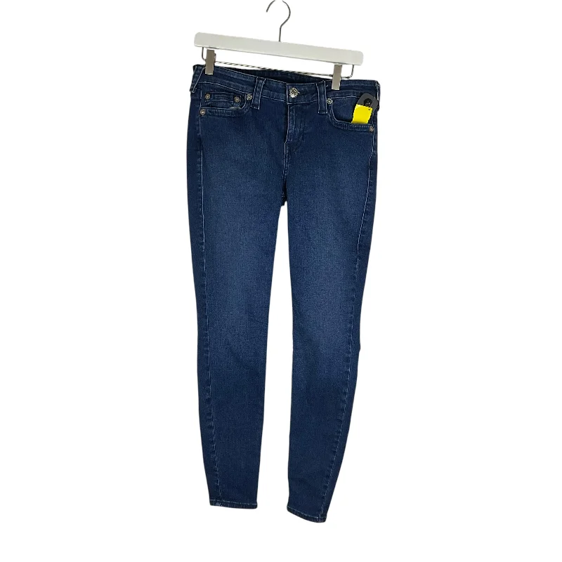 Jeans Skinny By True Religion In Blue Denim, Size: 8