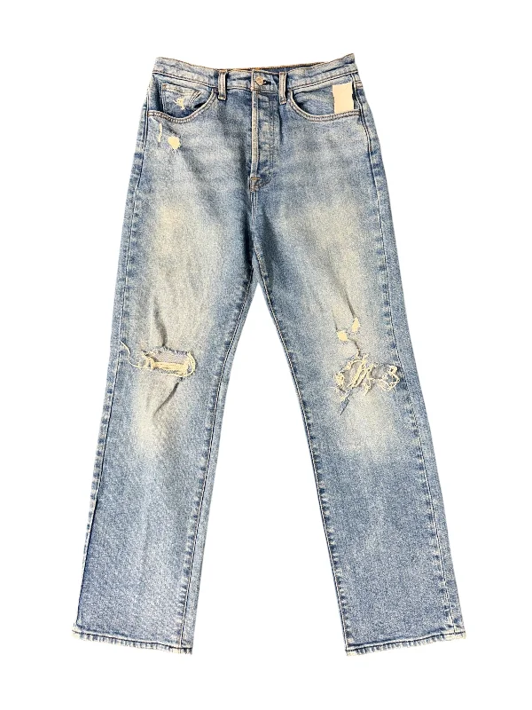 Jeans Straight By 7 For All Mankind In Blue Denim, Size: 4