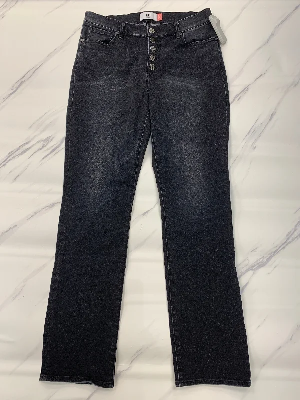 Jeans Straight By Cabi In Black, Size: 8