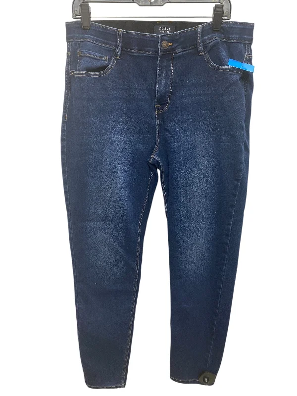 Jeans Straight By Curve Appeal In Blue, Size: 14