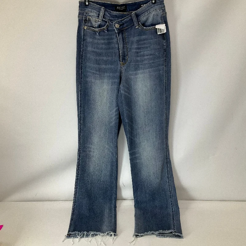 Jeans Straight By Judy Blue In Blue Denim, Size: 4