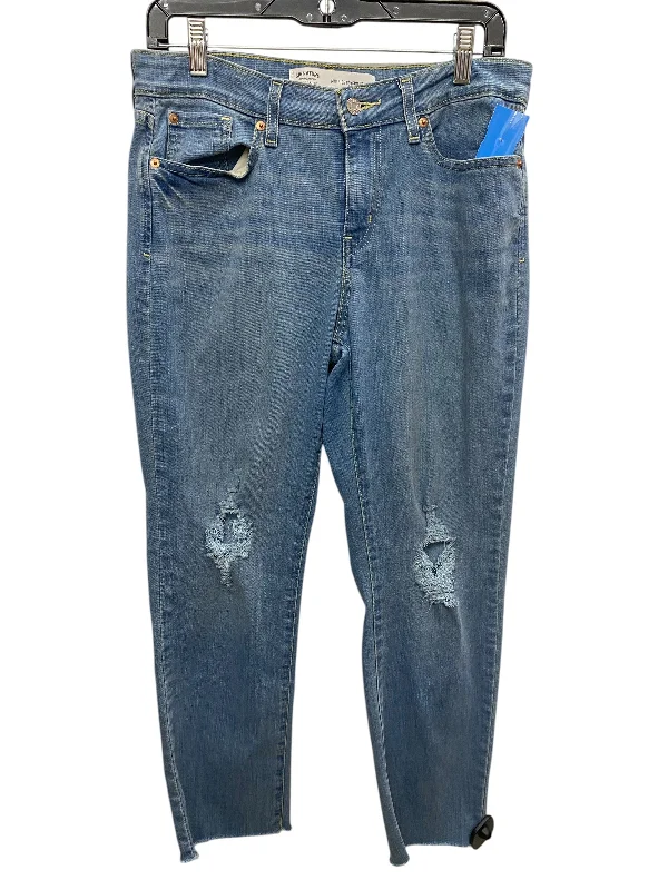 Jeans Straight By Levis In Blue, Size: 8