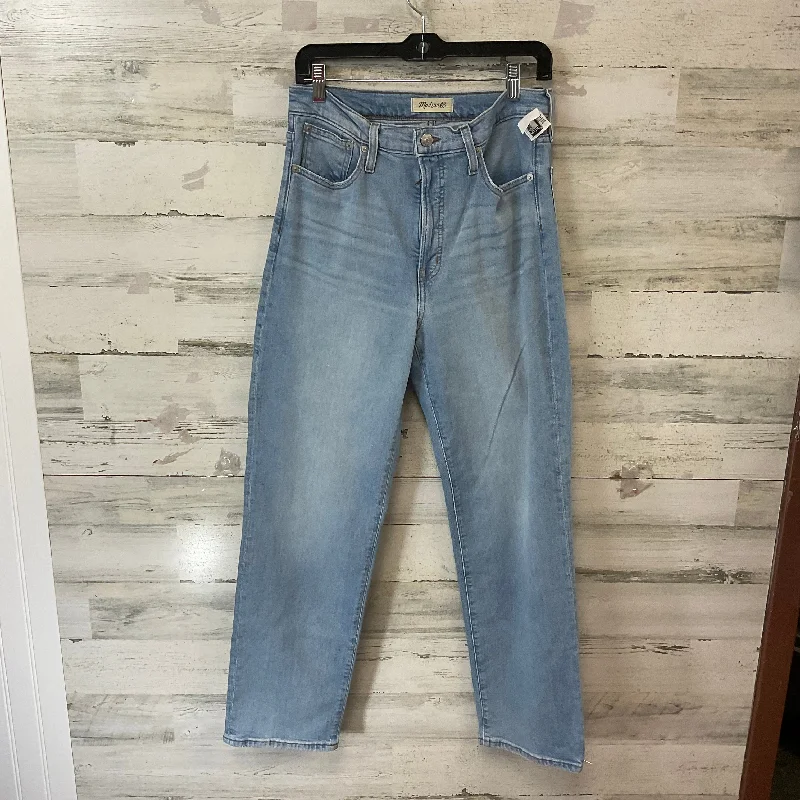 Jeans Straight By Madewell In Blue Denim, Size: 6