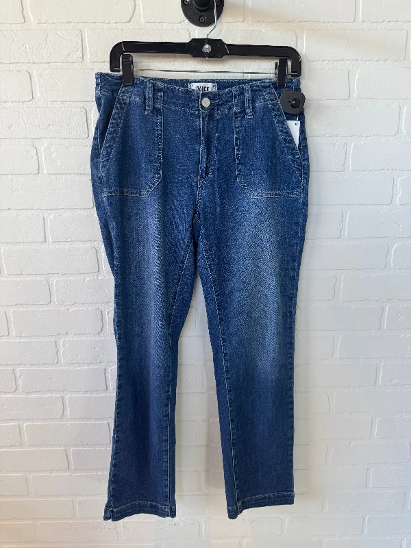 Jeans Straight By Paige In Blue Denim, Size: 6