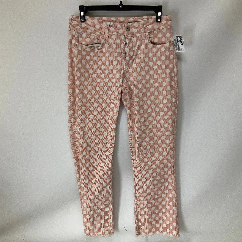 Jeans Straight By Pilcro In Pink Denim, Size: 6