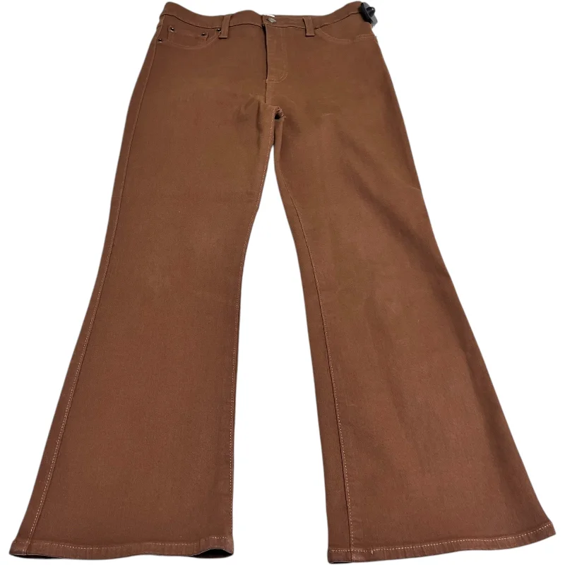 Jeans Straight By Pistola In Brown, Size: 6