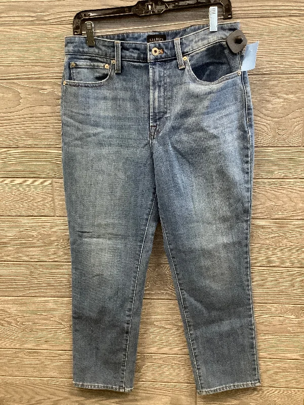 Jeans Straight By Talbots In Blue Denim, Size: 6