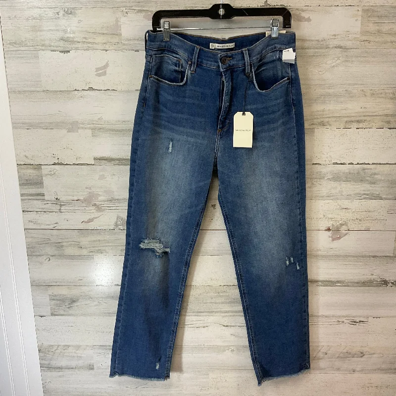 Jeans Straight By WHETHERLY In Blue Denim, Size: 12l