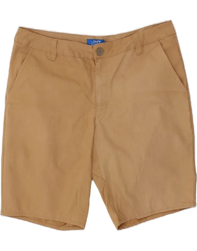 ADIDAS Mens Chino Shorts W38 XL Brown Cotton