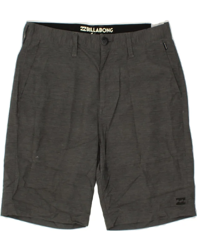 BILLABONG Mens Chino Shorts W30 Medium Grey Polyester