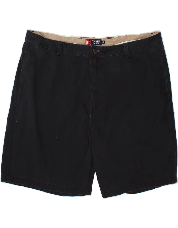 CHAPS Mens Chino Shorts W42 2XL Navy Blue Cotton