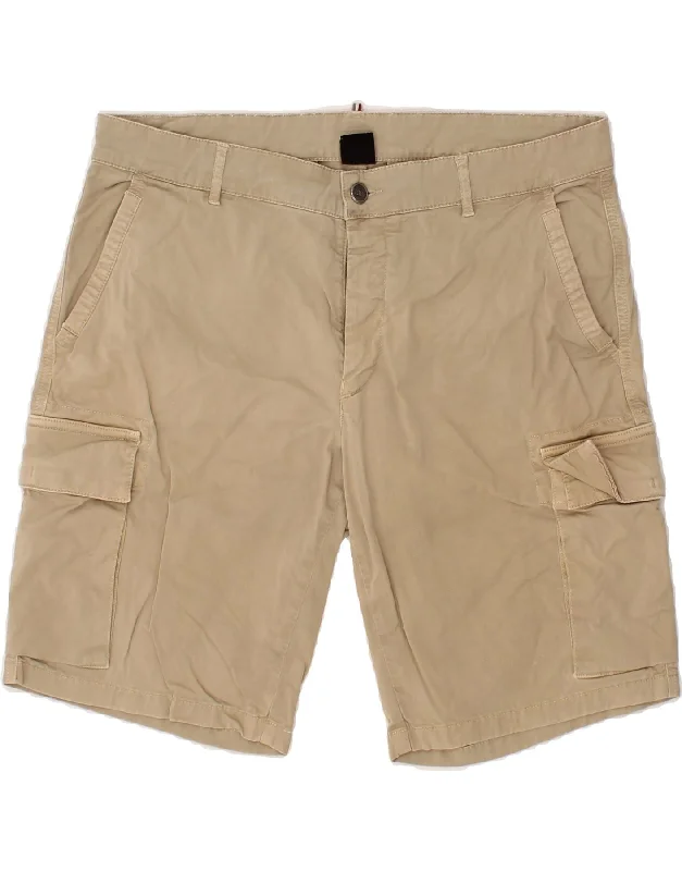 COLMAR Mens Cargo Shorts  IT 54 2XL W36 Beige Cotton