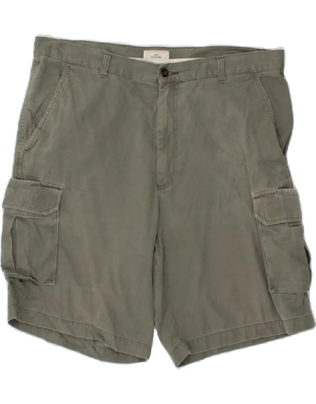 DOCKERS Mens Cargo Shorts W40 XL  Grey Cotton