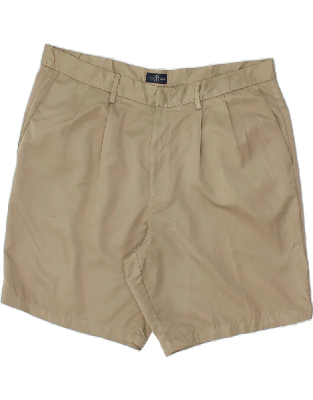 DOCKERS Mens Golf Pegged Chino Shorts W40 XL Beige