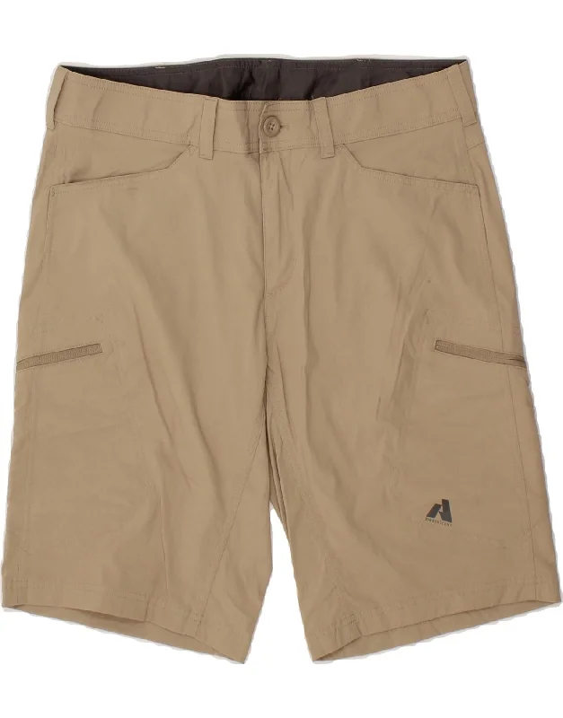 EDDIE BAUER Mens Cargo Shorts W36 Large Beige Nylon