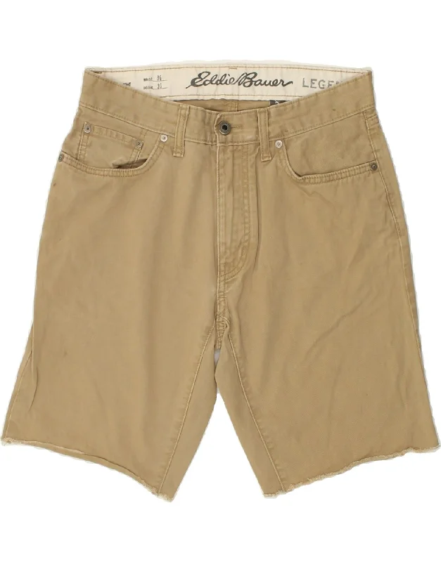 EDDIE BAUER Mens Casual Shorts W30 Medium Beige Cotton