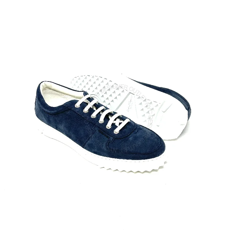 Ferragamo Scuby 5 Blue Sneakers