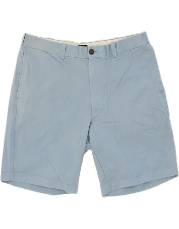 J. CREW Mens Chino Shorts W35 Large  Blue Cotton