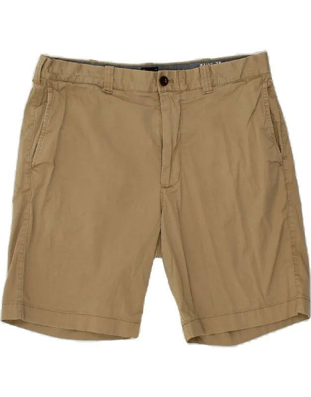 J. CREW Mens Chino Shorts W35 Large Brown Cotton