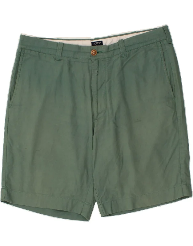 J. CREW Mens Chino Shorts W36 Large Green