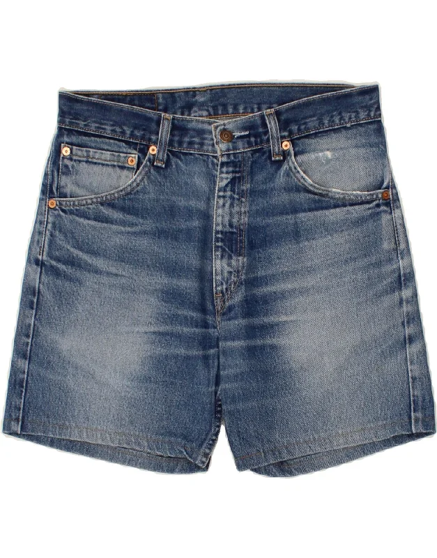 LEVI'S Mens 521 Denim Shorts W33 Medium Blue