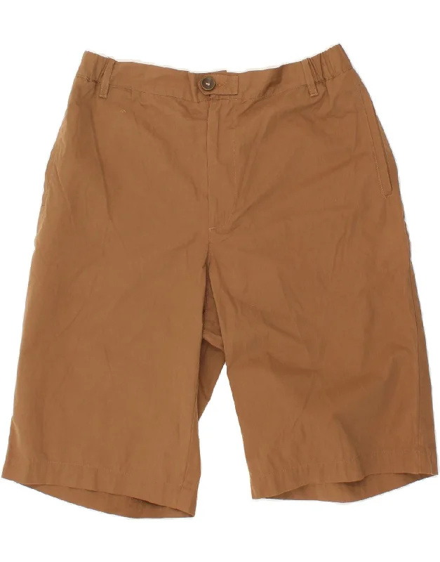 MARLBORO CLASSICS Mens Chino Shorts W32 Medium Brown Cotton