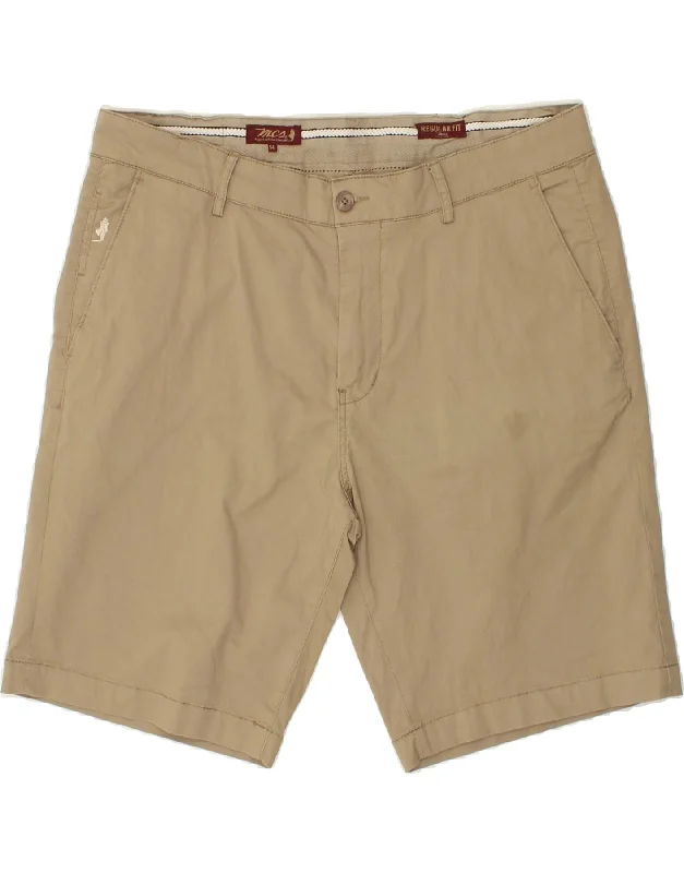 MARLBORO CLASSICS Mens Regular Fit Chino Shorts IT 54 2XL W40  Beige