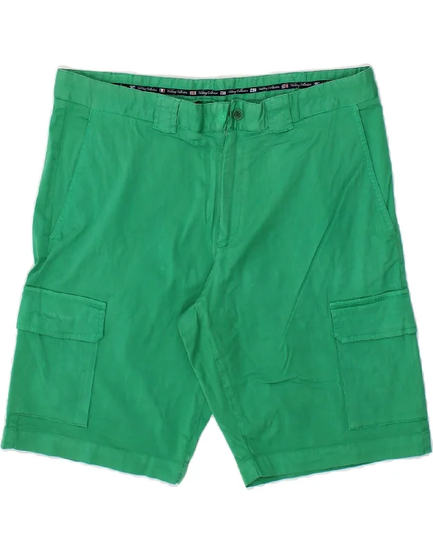 PAUL & SHARK Mens Cargo Shorts W38 XL Green