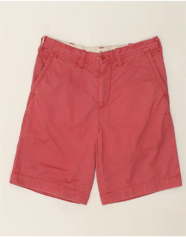 POLO RALPH LAUREN Mens Relaxed Fit Chino Shorts W32 Medium Pink Cotton