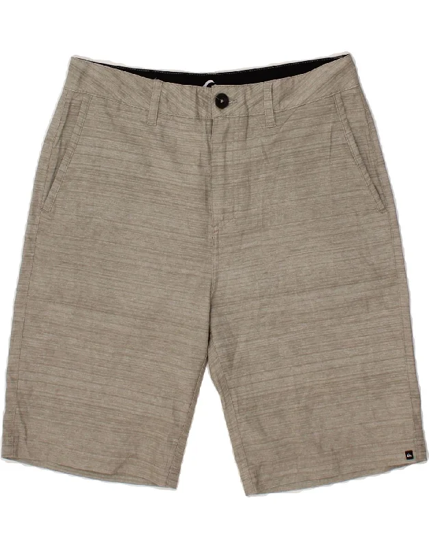 QUIKSILVER Mens Chino Shorts W32 Medium Grey Polyester