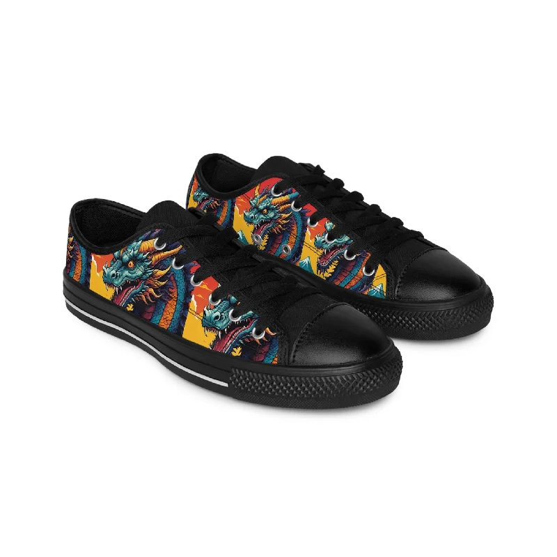 Sneakers - Japanese Dragon Print