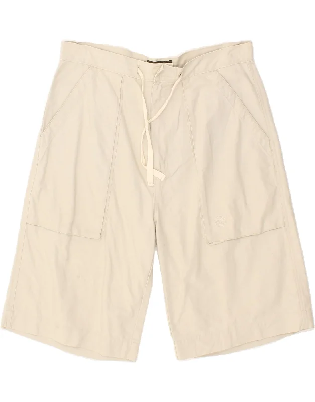 TIMBERLAND Mens Casual Shorts W34 Large Beige Cotton