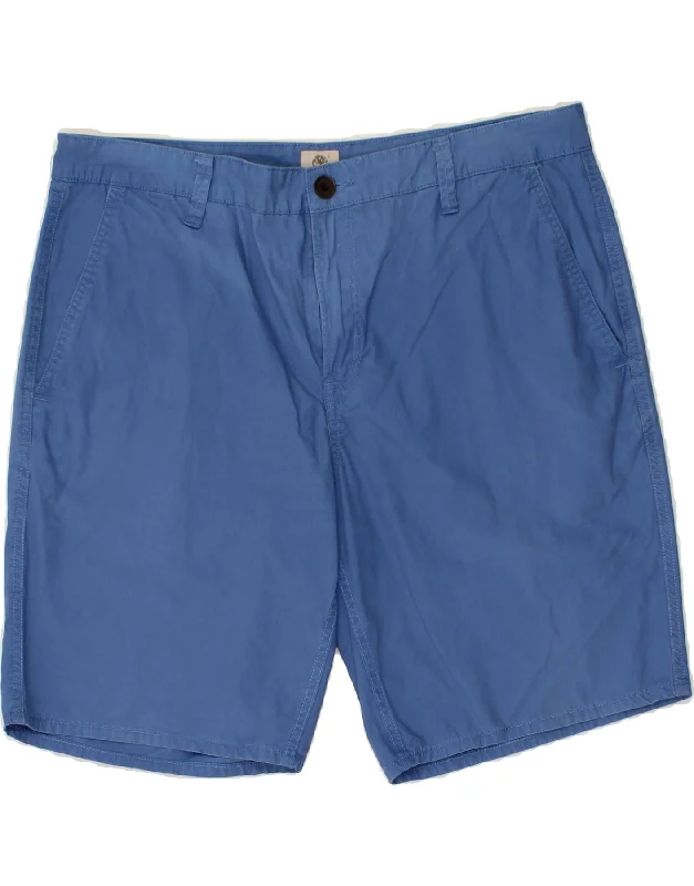 TIMBERLAND Mens Chino Shorts W36 Large Blue Cotton