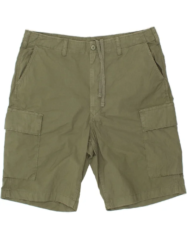 VINTAGE Mens Cargo Shorts W38 XL Khaki