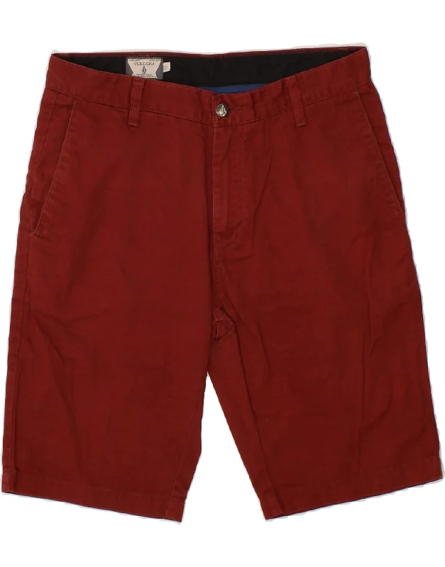 VOLCOM Mens Chino Shorts W30 Medium Red