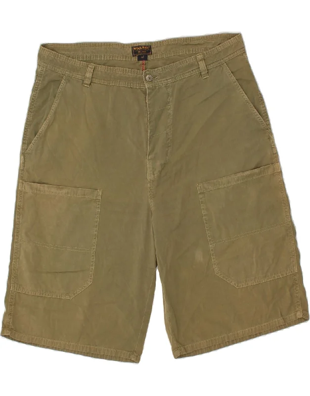 WOOLRICH Mens Cargo Shorts W40 XL Green Cotton