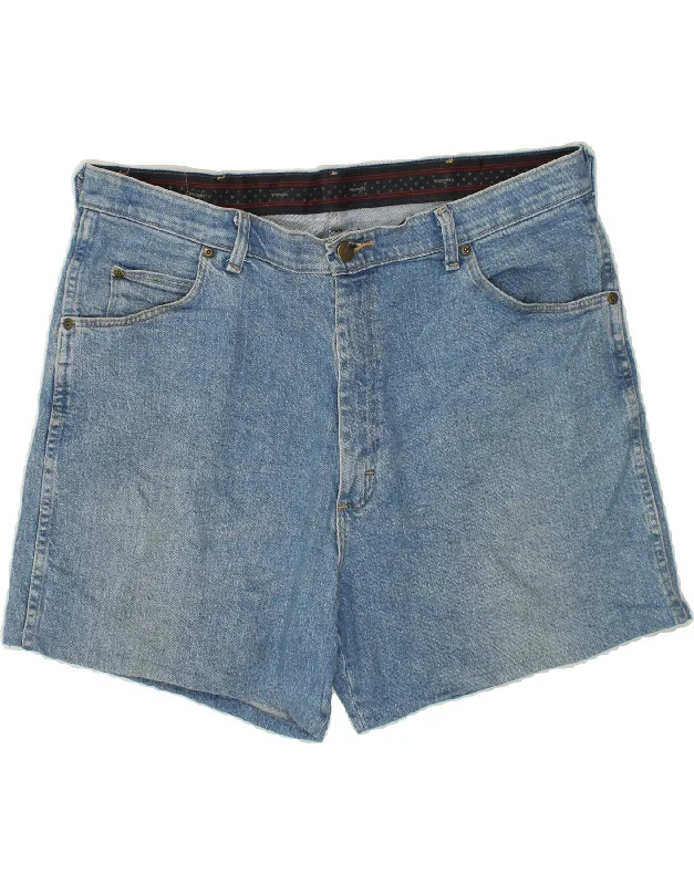 WRANGLER Mens Denim Shorts W38 XL Blue Cotton